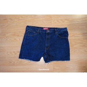 Arizona 100% Cotton Hand-Cut Jean Shorts - Size 40 | Made in Mexico